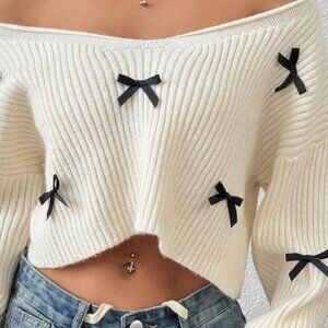 Shein Bow Sweater